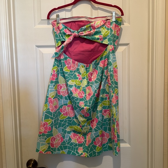 Lilly Pulitzer Strapless Mosaic Dress - Picture 2 of 4